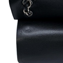 Chanel Chain Shoulder Bag Matelasse 30 Caviar Skin Coco Mark A58600 CHANEL Black