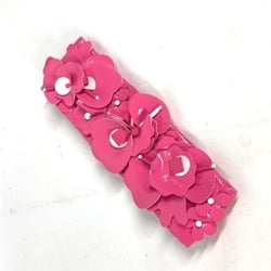 MIUMIU Miu Flower Headband Hair Hairband Polyester Women's Pink