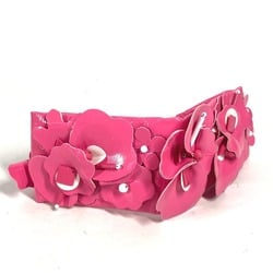 MIUMIU Miu Flower Headband Hair Hairband Polyester Women's Pink