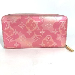 LOUIS VUITTON M80309 Monogram Vernis Zippy Wallet 2021 Valentine's Day Limited Edition Long Women's Pink