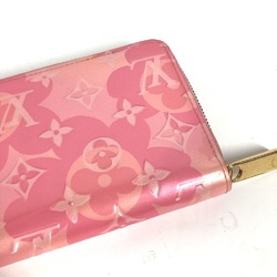 LOUIS VUITTON M80309 Monogram Vernis Zippy Wallet 2021 Valentine's Day Limited Edition Long Women's Pink