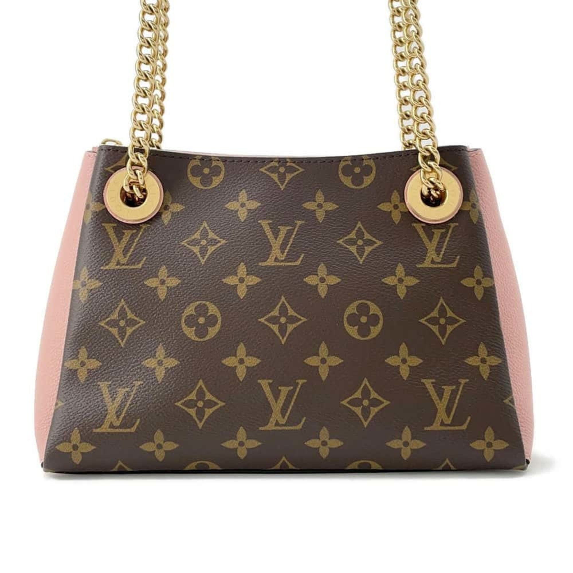 Louis Vuitton Chain Shoulder Bag Monogram Calf Leather Surenne BB M43777 LOUIS VUITTON Pink