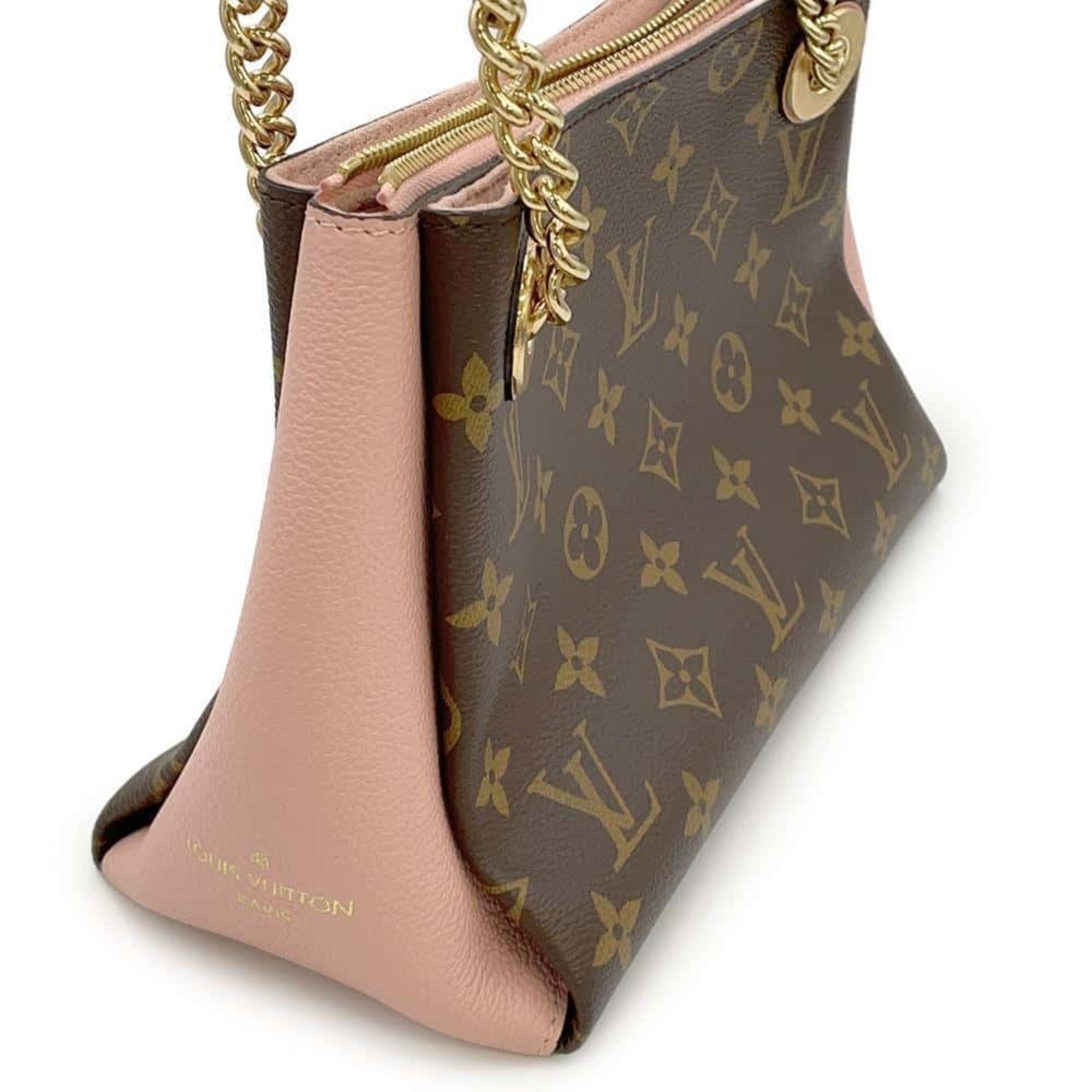 Louis Vuitton Chain Shoulder Bag Monogram Calf Leather Surenne BB M43777 LOUIS VUITTON Pink