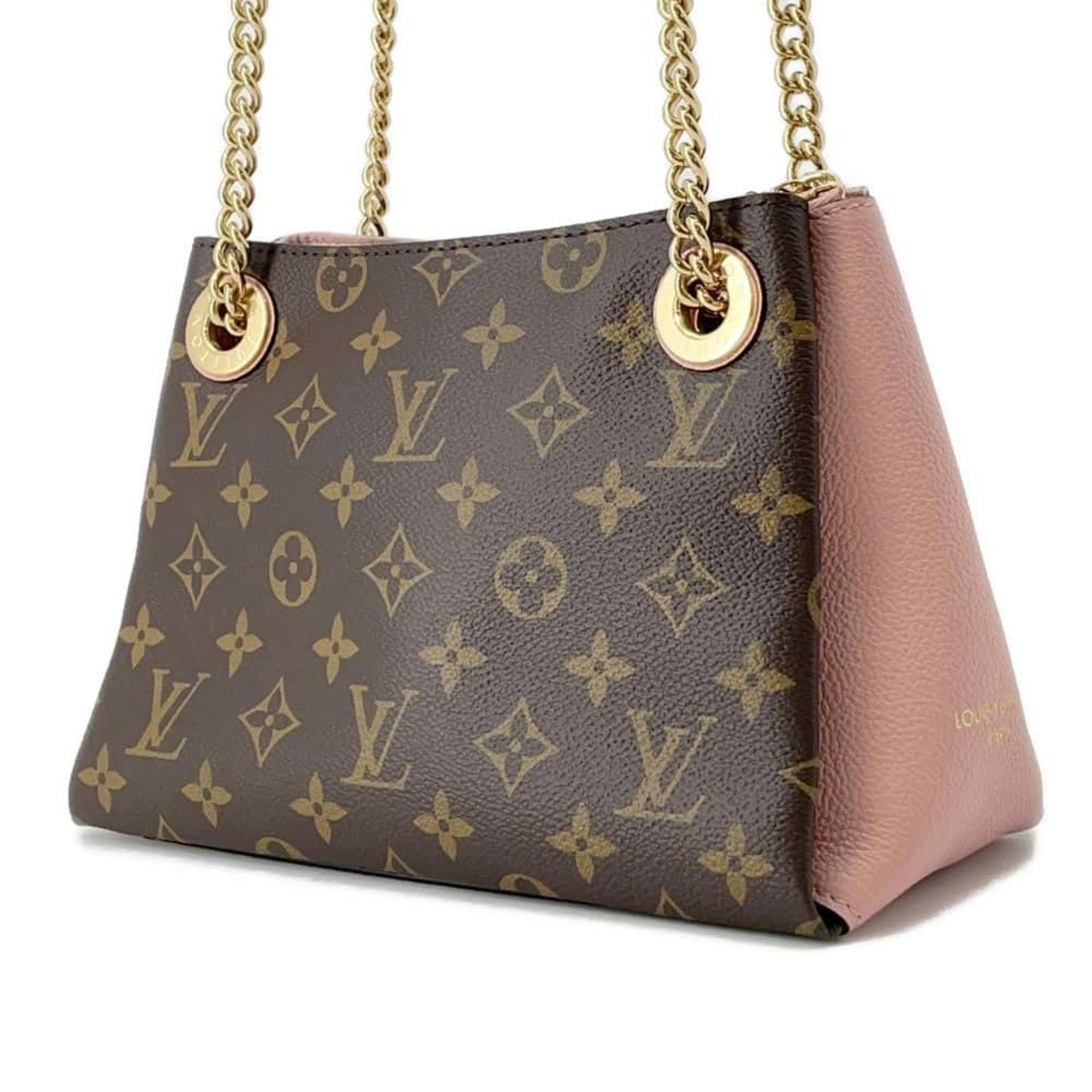 Louis Vuitton Chain Shoulder Bag Monogram Calf Leather Surenne BB M43777 LOUIS VUITTON Pink