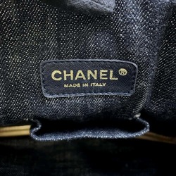 Chanel Tote Bag Coco Mark Sparkling Denim A31985 CHANEL Handbag