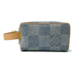 Louis Vuitton Second Bag Damier Denim 3D Locker Dopp Kit N40753 LOUIS VUITTON