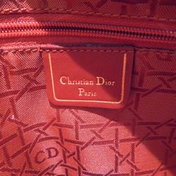 Christian Dior Dior Cannage Tote Bag Black Calfskin F236 Women's Men's Leather