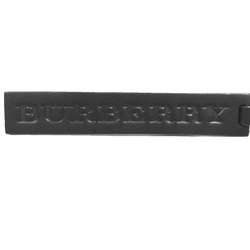 E47 BURBERRY L-shaped coin case, black leather, purse, men's, women's, compact wallet, card case