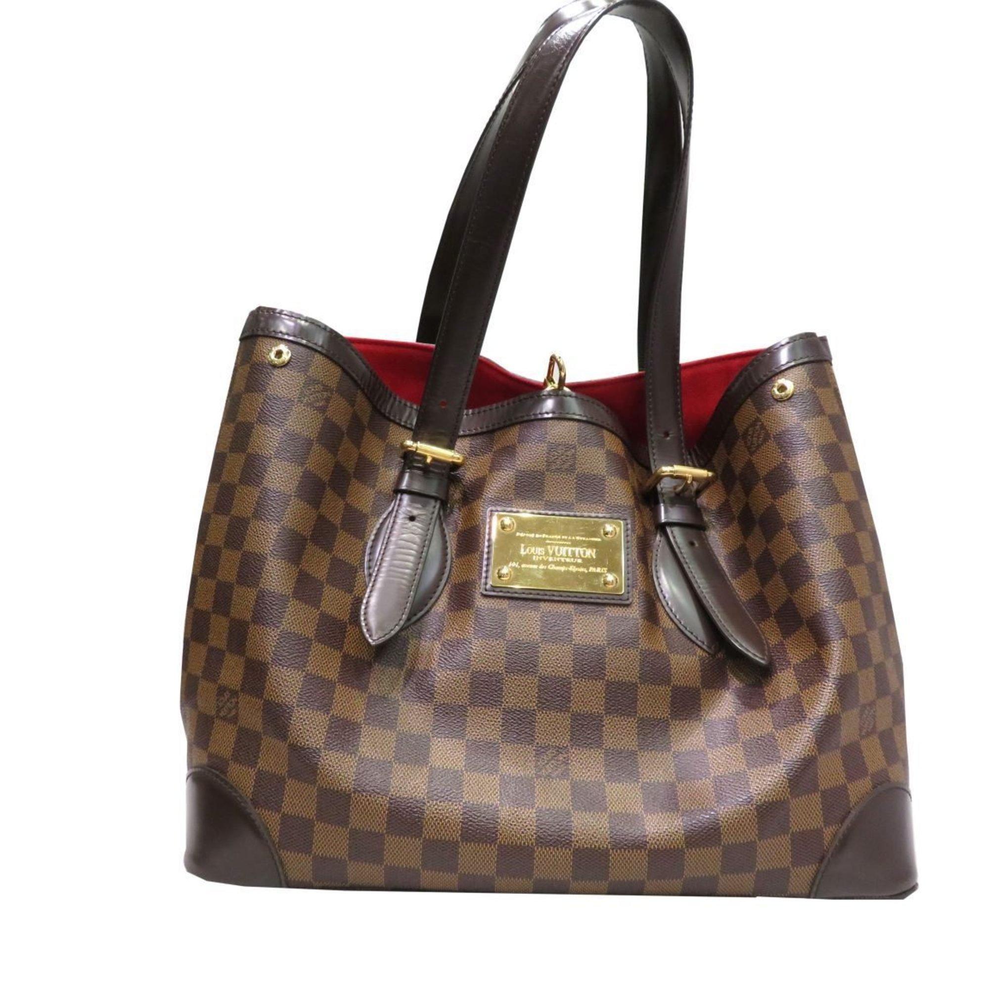 D51 LOUIS VUITTON Hamsted MM N51204 Brown Damier Canvas Women's and Men's Bags