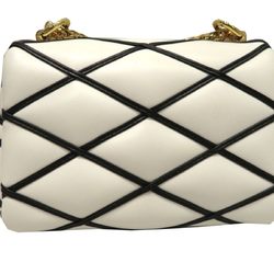 LOUIS VUITTON PICO GO-14 M23762 White Lamb Leather F104 Women's Men's Bags