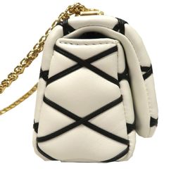 LOUIS VUITTON PICO GO-14 M23762 White Lamb Leather F104 Women's Men's Bags