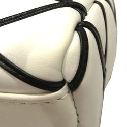 LOUIS VUITTON PICO GO-14 M23762 White Lamb Leather F104 Women's Men's Bags