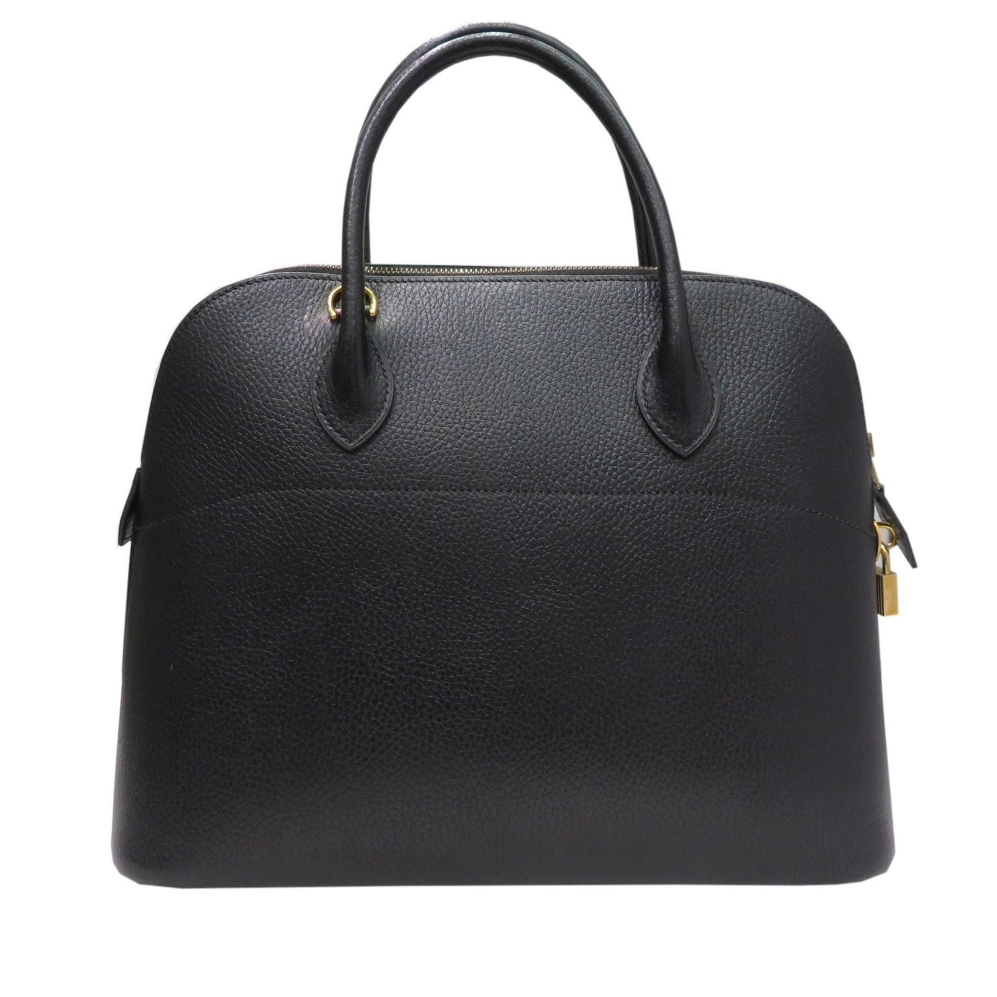 HERMES Bolide 36 Black (G hardware) Ardennes 〇Y stamp (1995) Black/G hardware B F198 Women's Men's Bag Leather