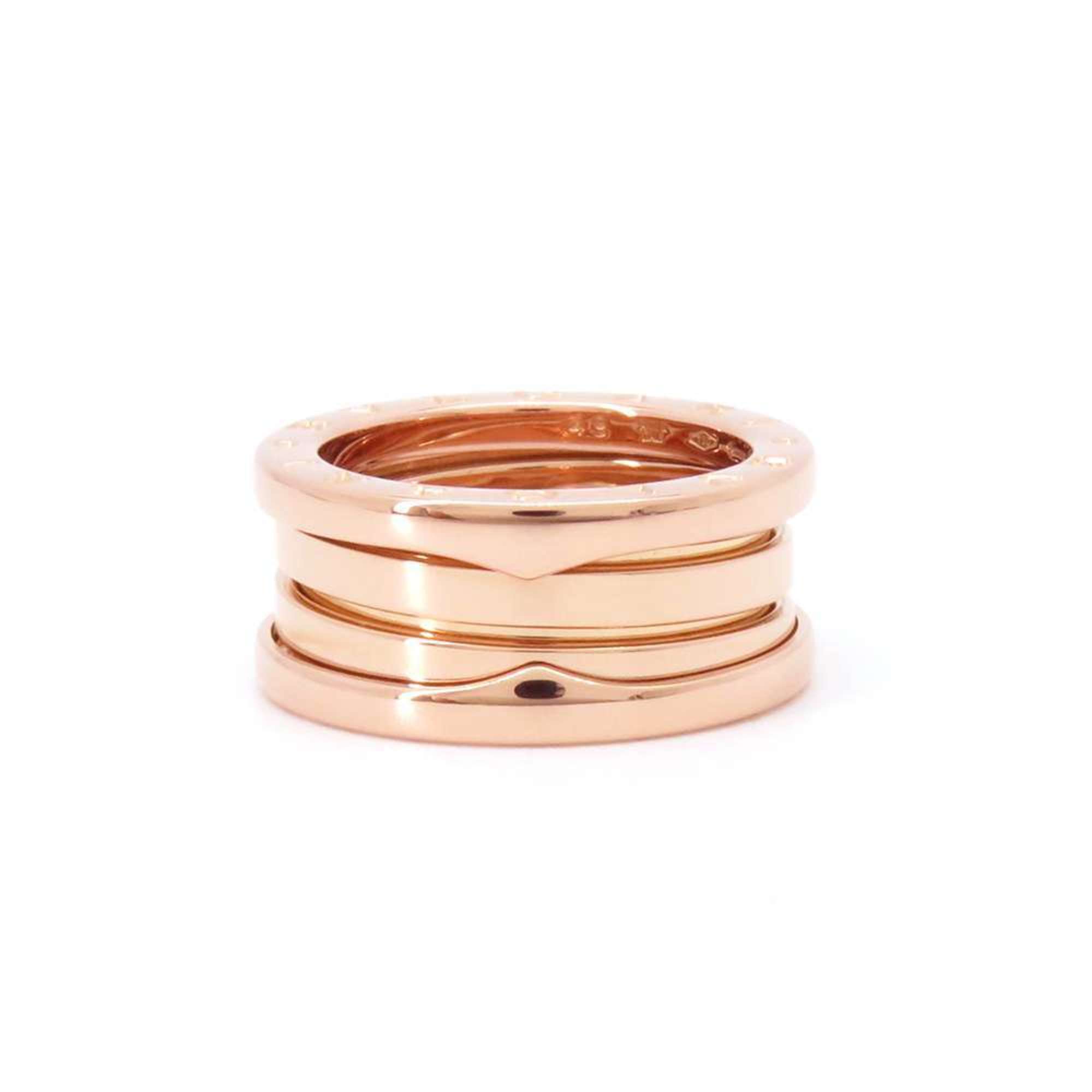 BVLGARI Ring B-zero1 2-band K18PG Pink Gold Size 49