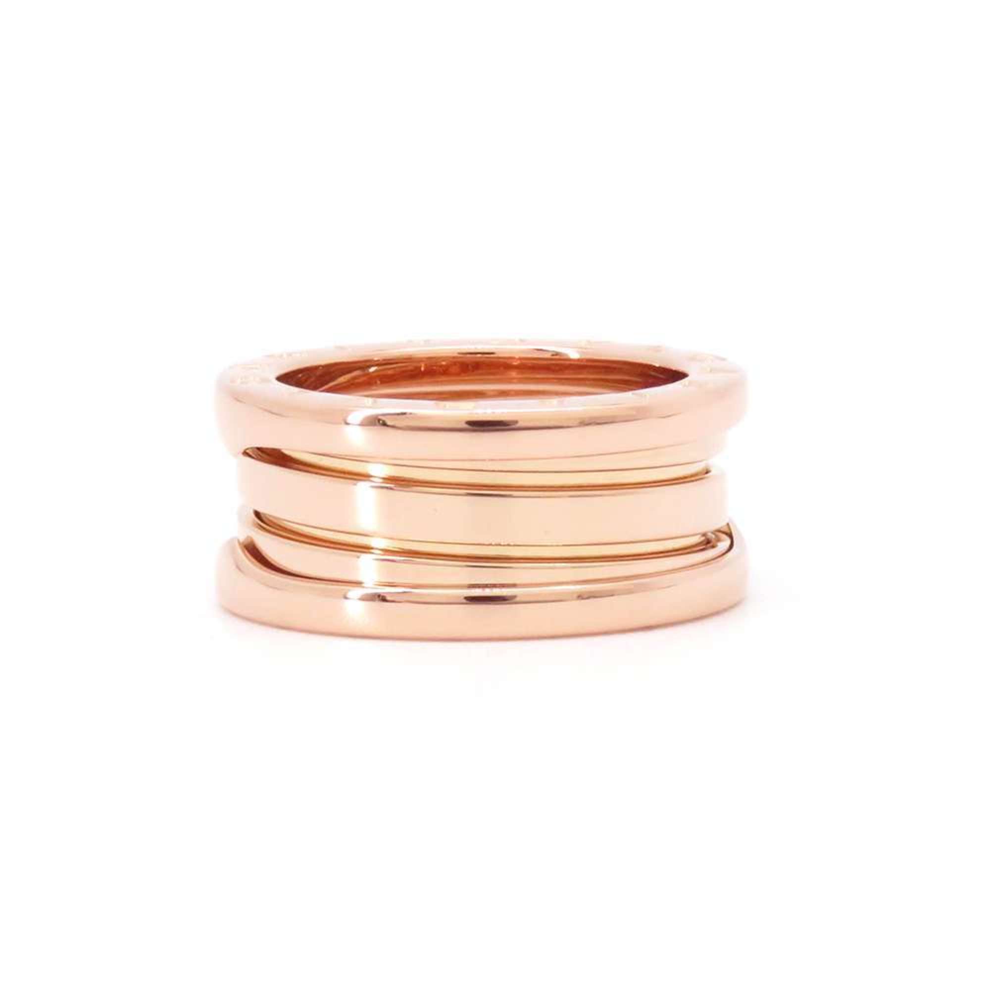 BVLGARI Ring B-zero1 2-band K18PG Pink Gold Size 49