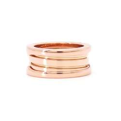 BVLGARI Ring B-zero1 2-band K18PG Pink Gold Size 49