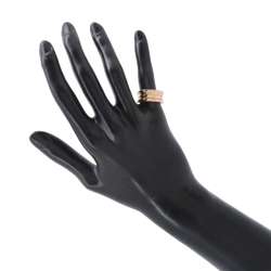 BVLGARI Ring B-zero1 2-band K18PG Pink Gold Size 49