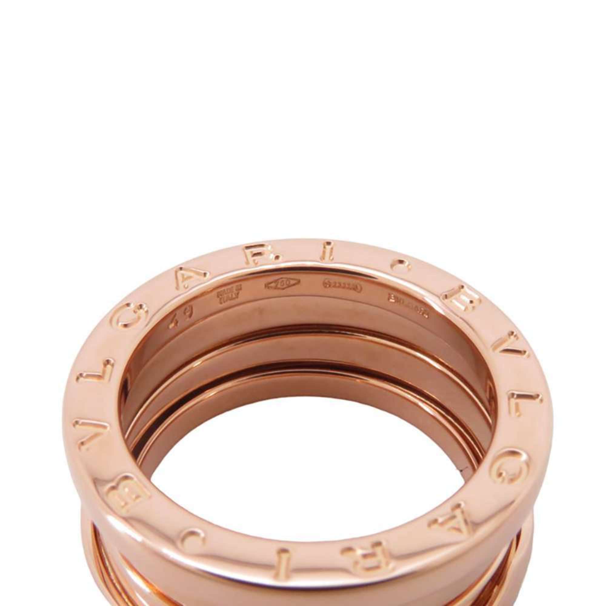 BVLGARI Ring B-zero1 2-band K18PG Pink Gold Size 49