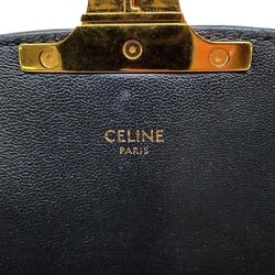 Celine Shoulder Bag Teen Triomphe Canvas Leather CELINE