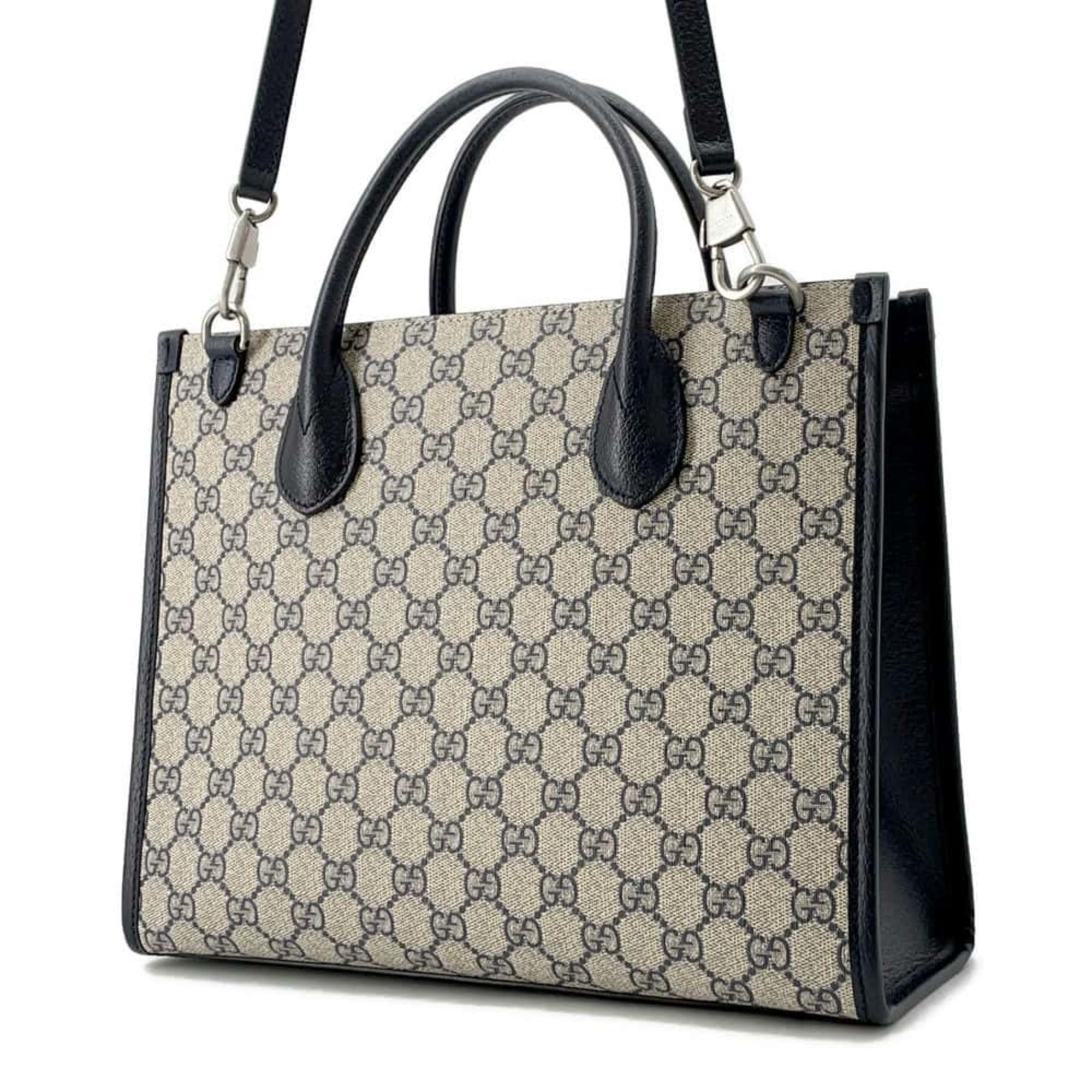 Gucci Tote Bag Interlocking G Small GG Supreme 659983 GUCCI 2way Shoulder