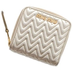 Miu Miu Miu Bi-fold Wallet Compact Leather 5ML522