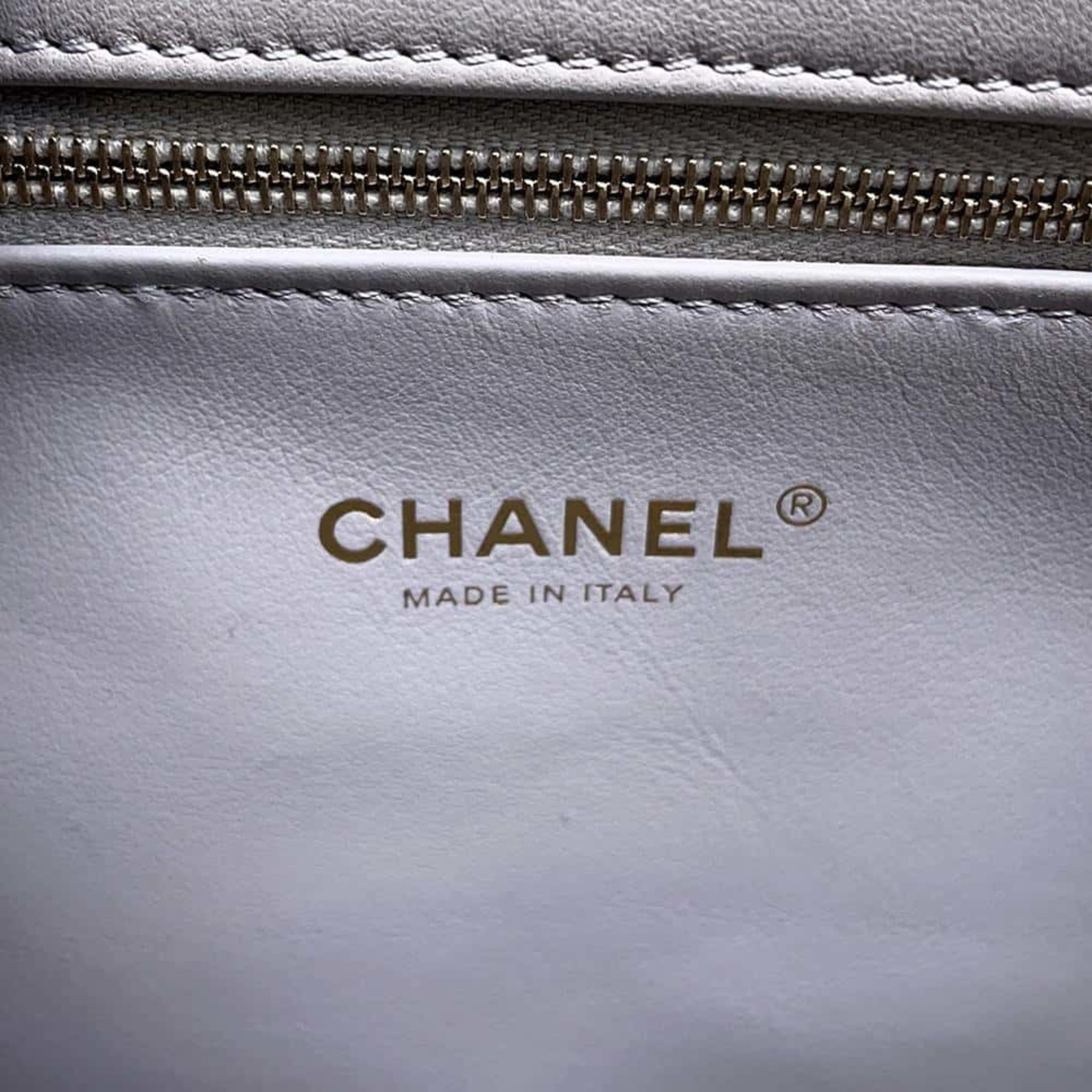 Chanel handbag Coco mark matelasse lambskin A92236 2way chain shoulder bag