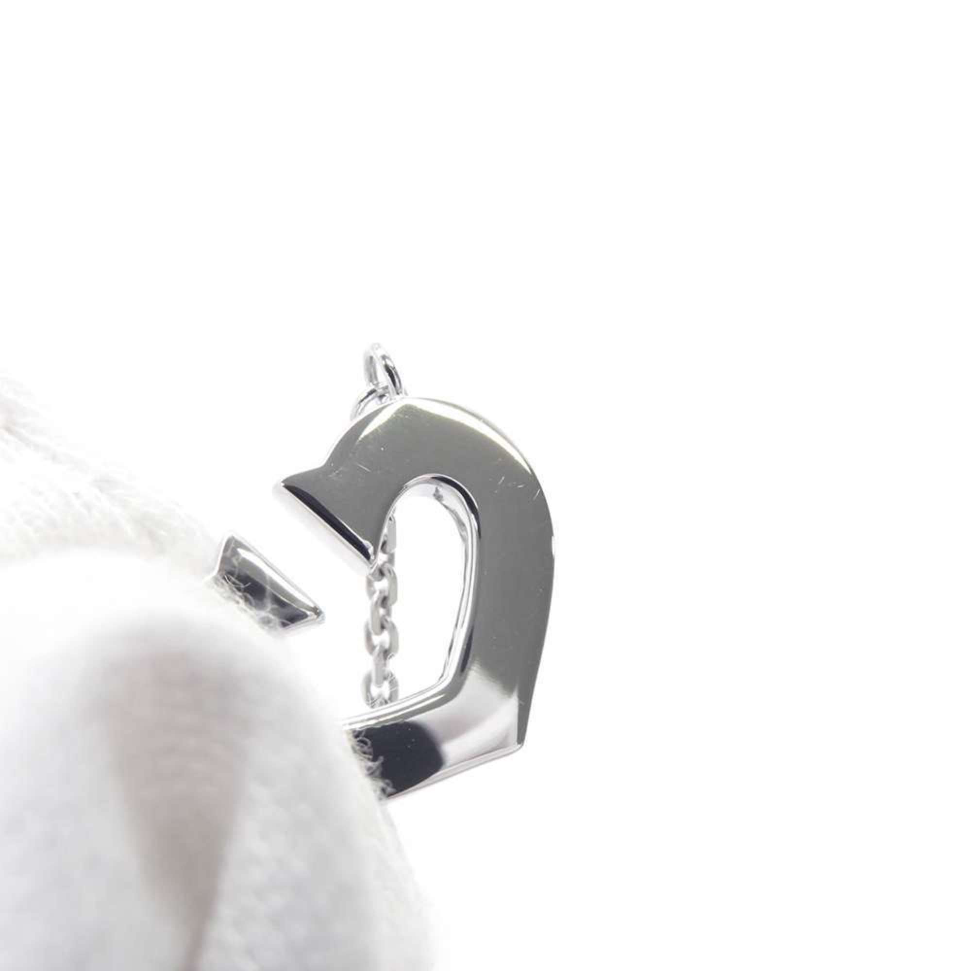 Cartier Necklace C Heart K18WG White Gold Pendant