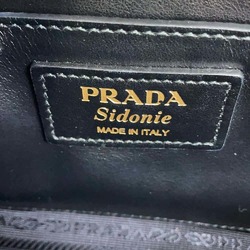 Prada Chain Shoulder Bag Leather 1BD219 PRADA Black