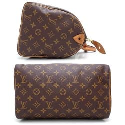 LOUIS VUITTON Louis Vuitton Monogram Speedy 30 M41526 Handbag Brown 351730