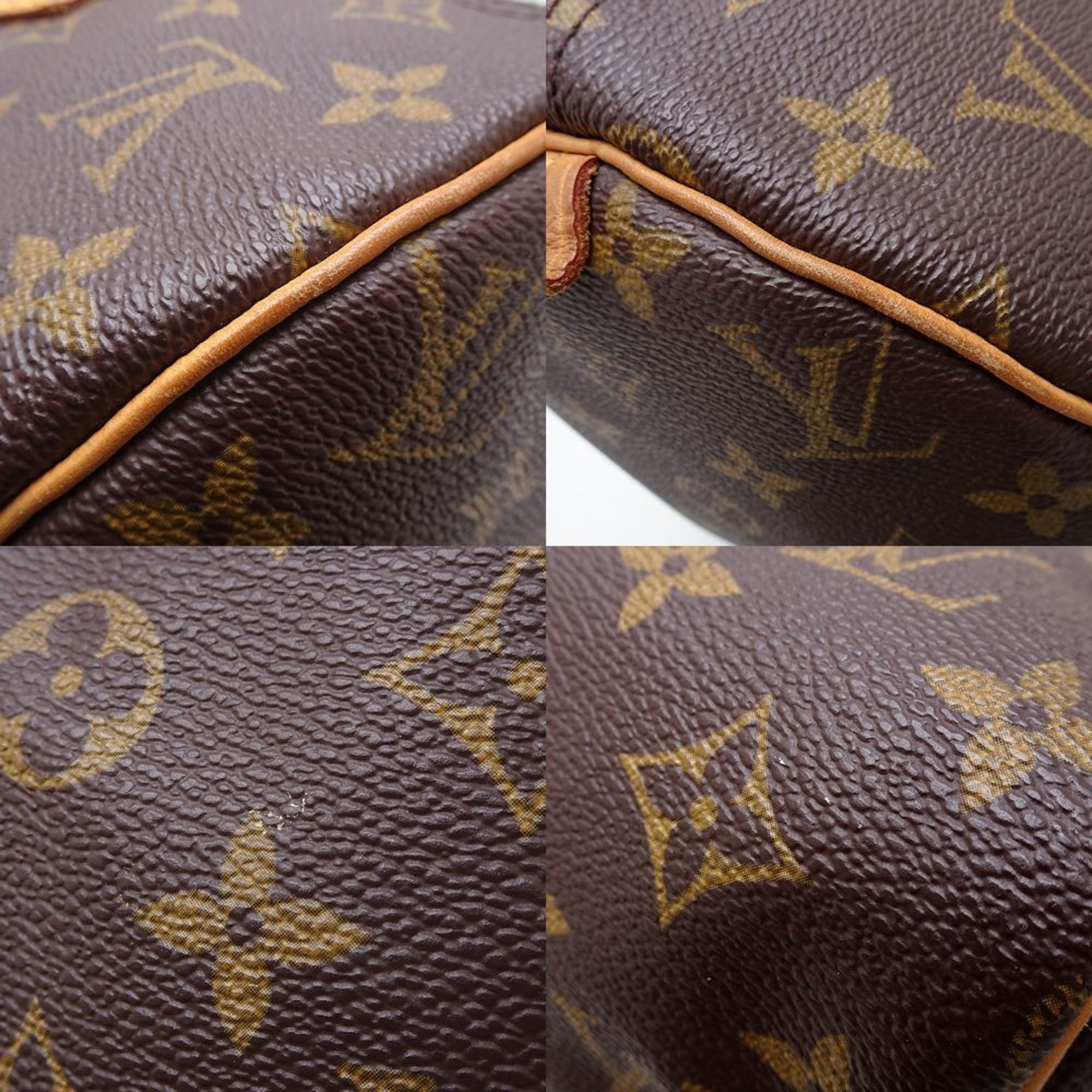 LOUIS VUITTON Louis Vuitton Monogram Speedy 30 M41526 Handbag Brown 351730