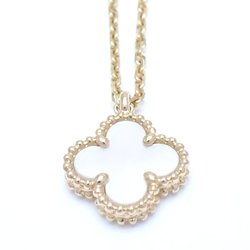 Van Cleef & Arpels Sweet Alhambra Necklace Mother of Pearl VCARF69100 K18YG Yellow Gold 292555