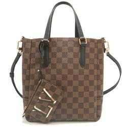 LOUIS VUITTON Damier Belmont NV BB N60348 Tote Bag Noir Brown 252167