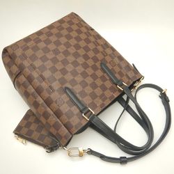 LOUIS VUITTON Damier Belmont NV BB N60348 Tote Bag Noir Brown 252167