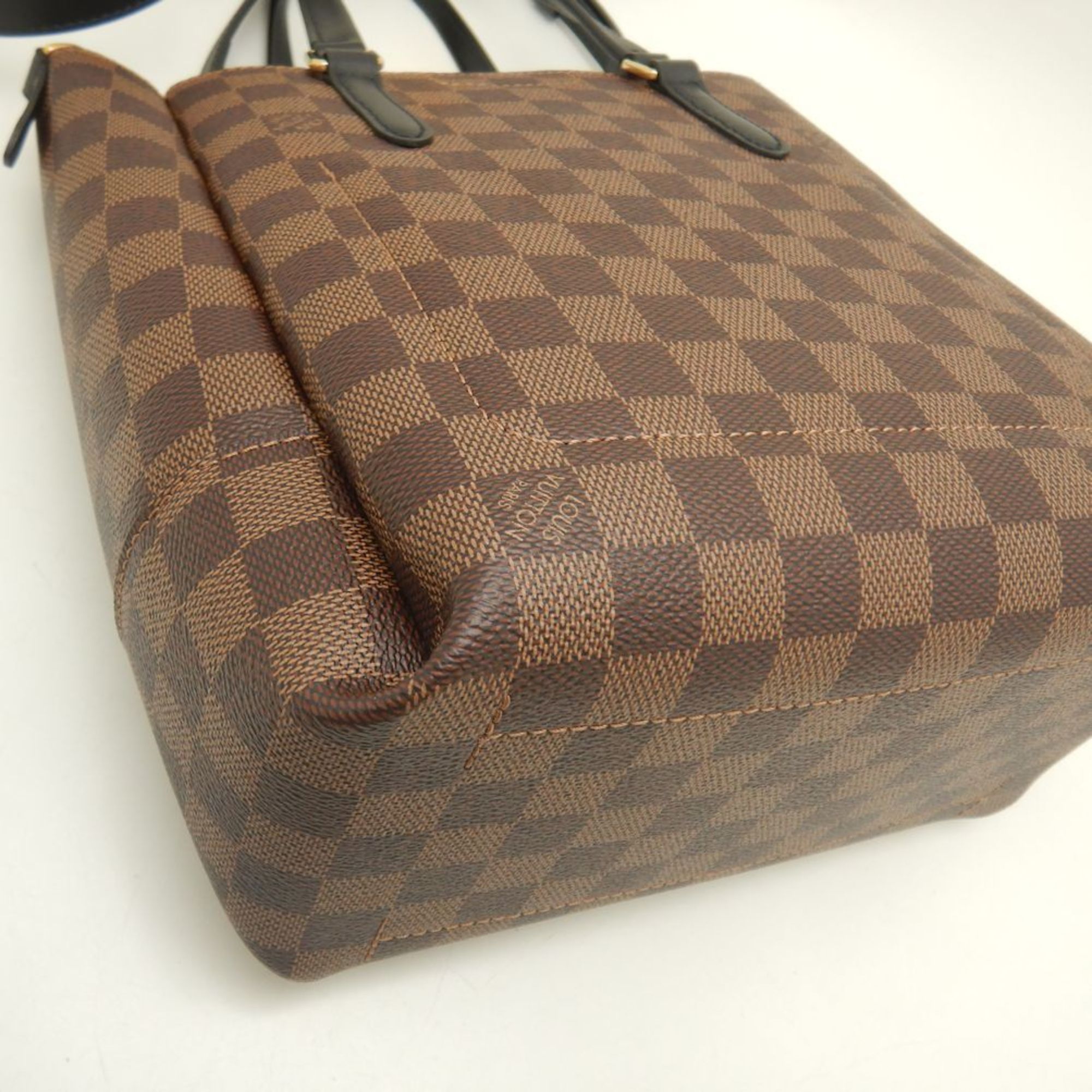 LOUIS VUITTON Damier Belmont NV BB N60348 Tote Bag Noir Brown 252167