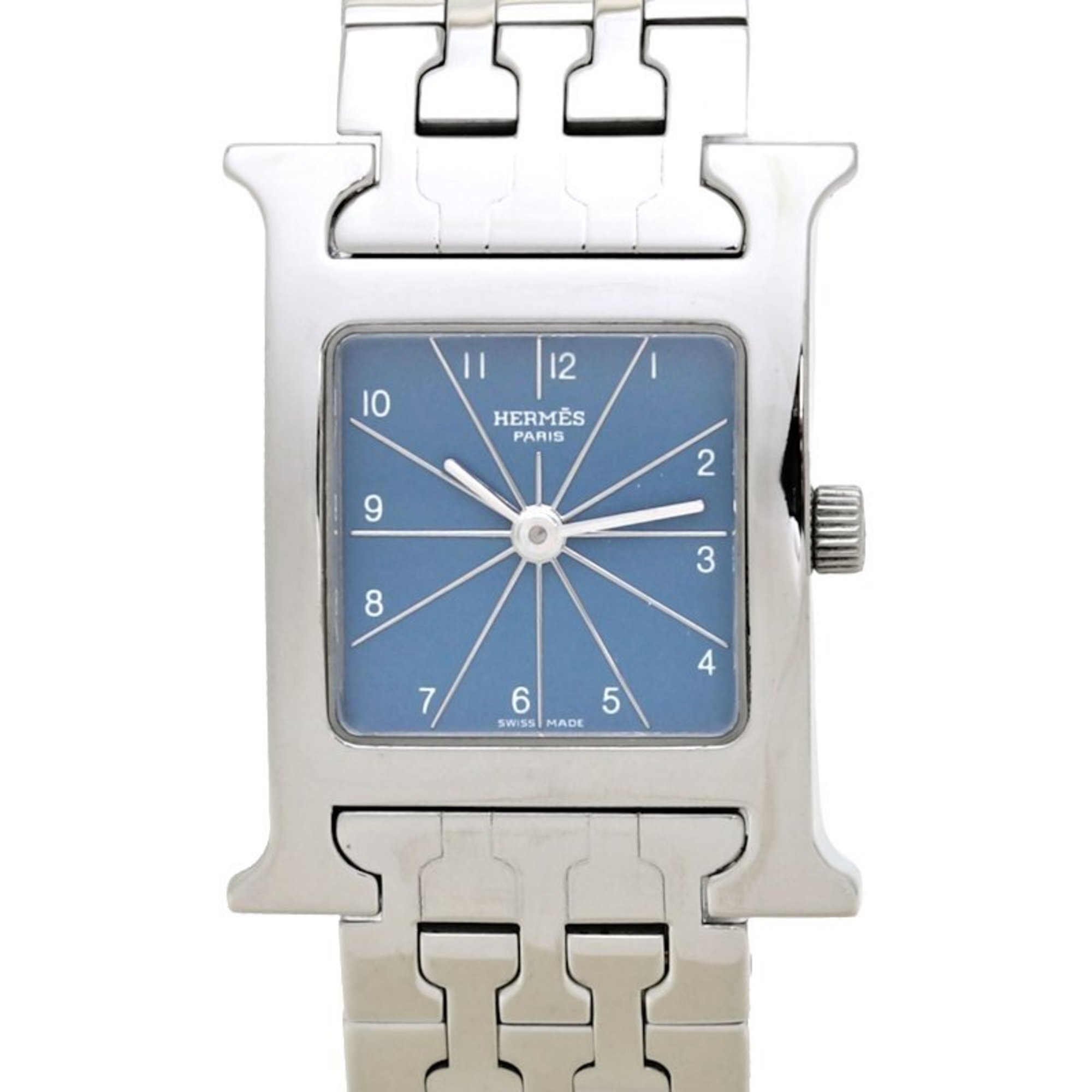 HERMES H Watch HH1.210.631 4804 Stainless Steel Ladies 130262