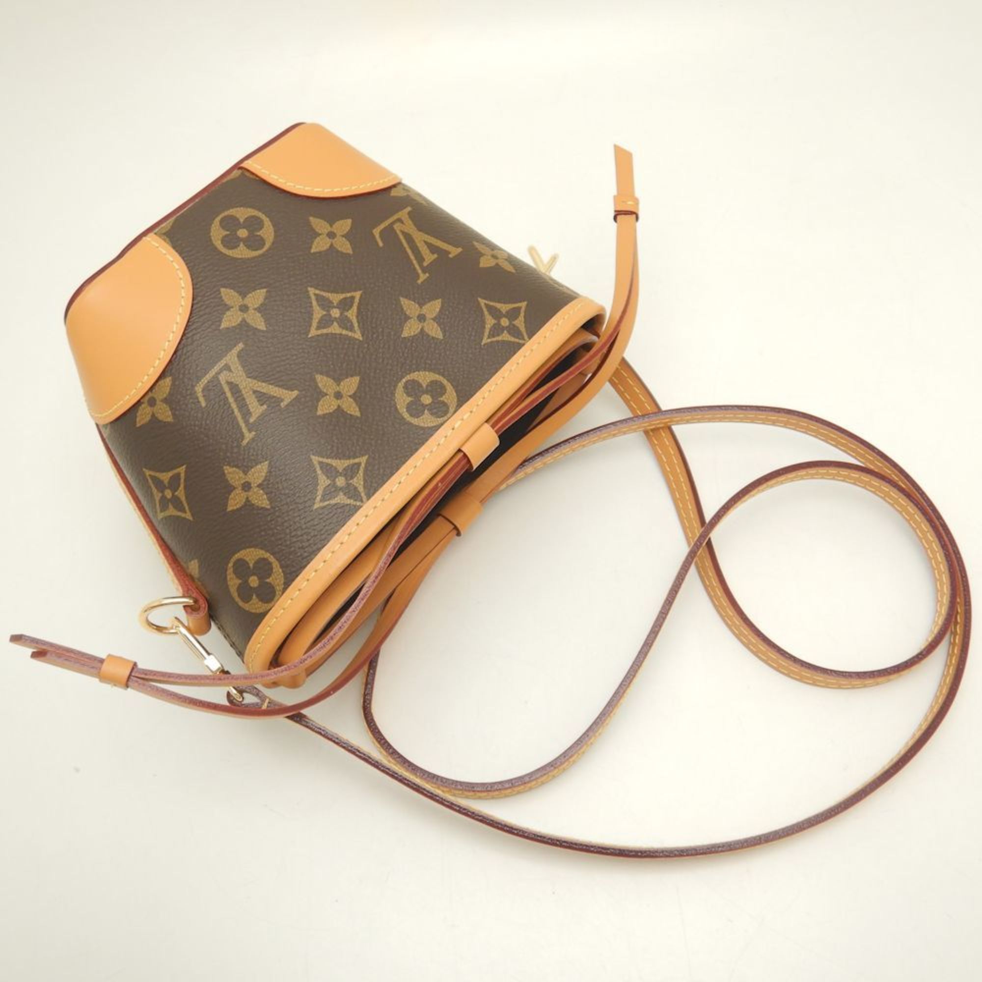 LOUIS VUITTON Louis Vuitton Monogram Noe Purse M57099 Shoulder Bag Brown 252165