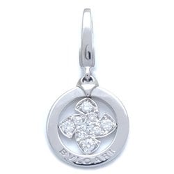 BVLGARI Bvlgari Tondo Windmill Charm 9P Diamond Pendant Top K18WG White Gold 292464