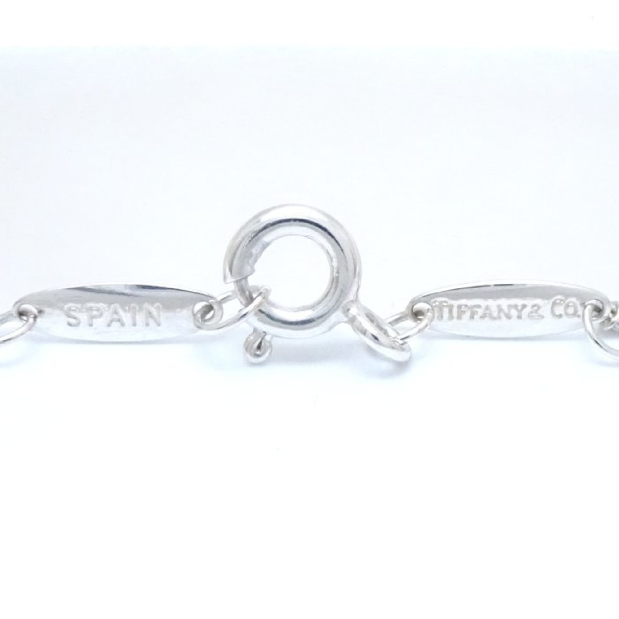 TIFFANY&Co. Tiffany by the Yard Bracelet 3P Diamond Elsa Peretti Silver 925 292453