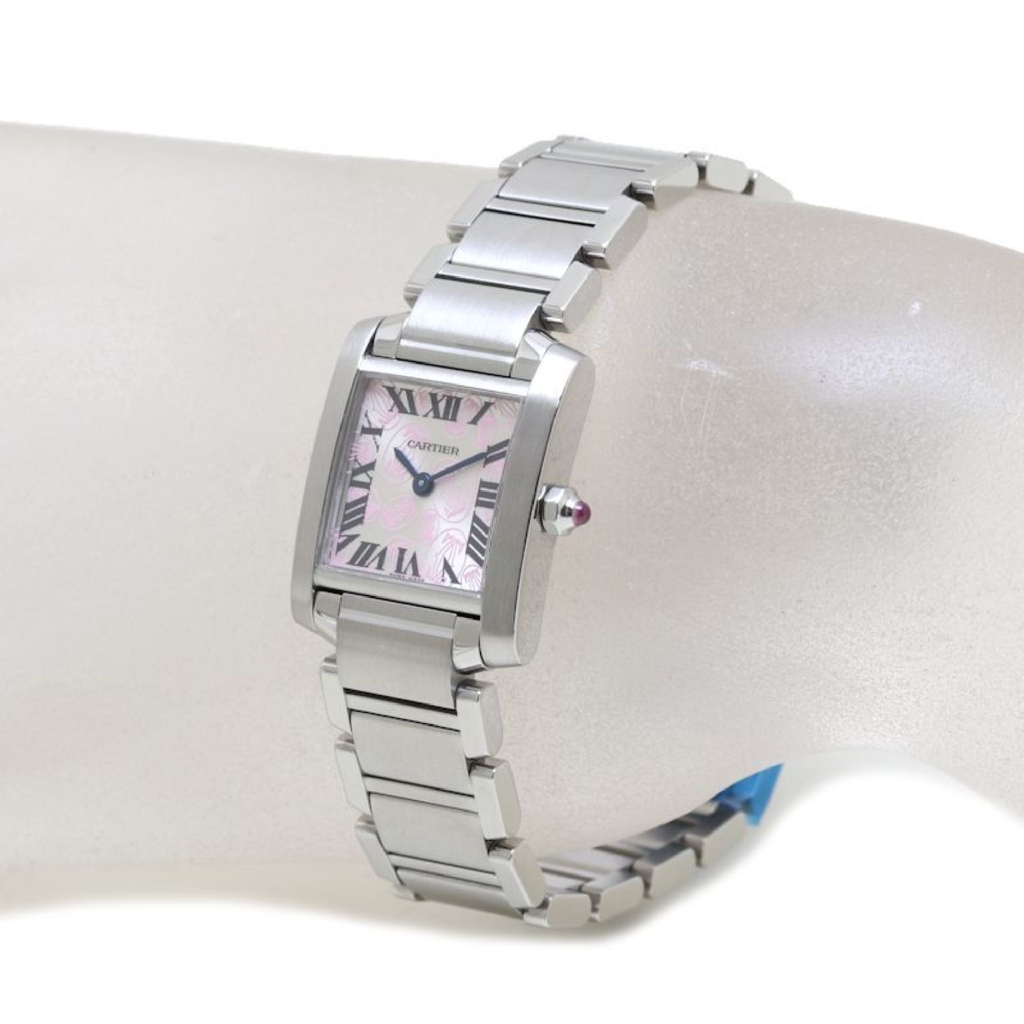 CARTIER Tank Francaise SM W51031Q3 2006 Limited Edition Stainless Steel Ladies 39628 Watch