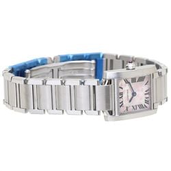 CARTIER Tank Francaise SM W51031Q3 2006 Limited Edition Stainless Steel Ladies 39628 Watch