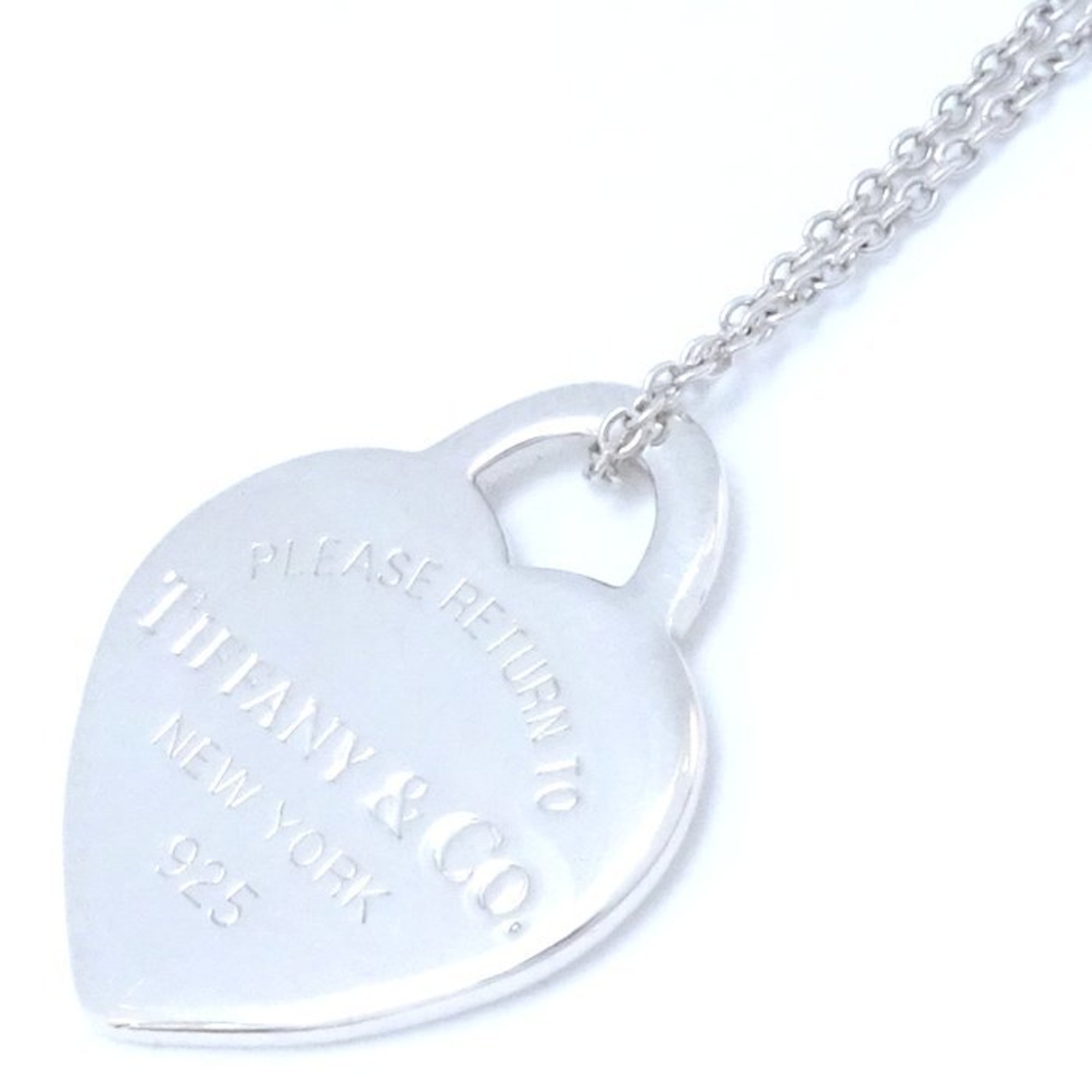 TIFFANY&Co. Tiffany Return to Heart Tag Necklace Silver 925 292501