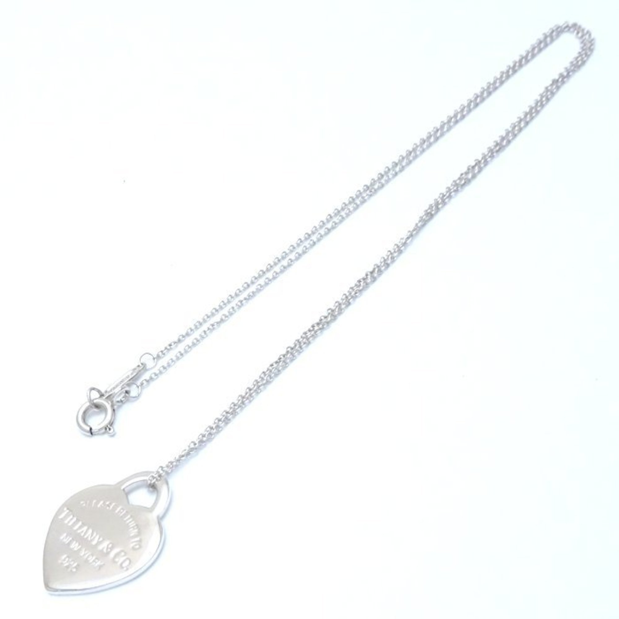 TIFFANY&Co. Tiffany Return to Heart Tag Necklace Silver 925 292501