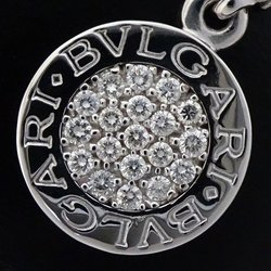 BVLGARI Diamond Charm Pendant Top K18WG White Gold 292466