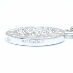 BVLGARI Diamond Charm Pendant Top K18WG White Gold 292466