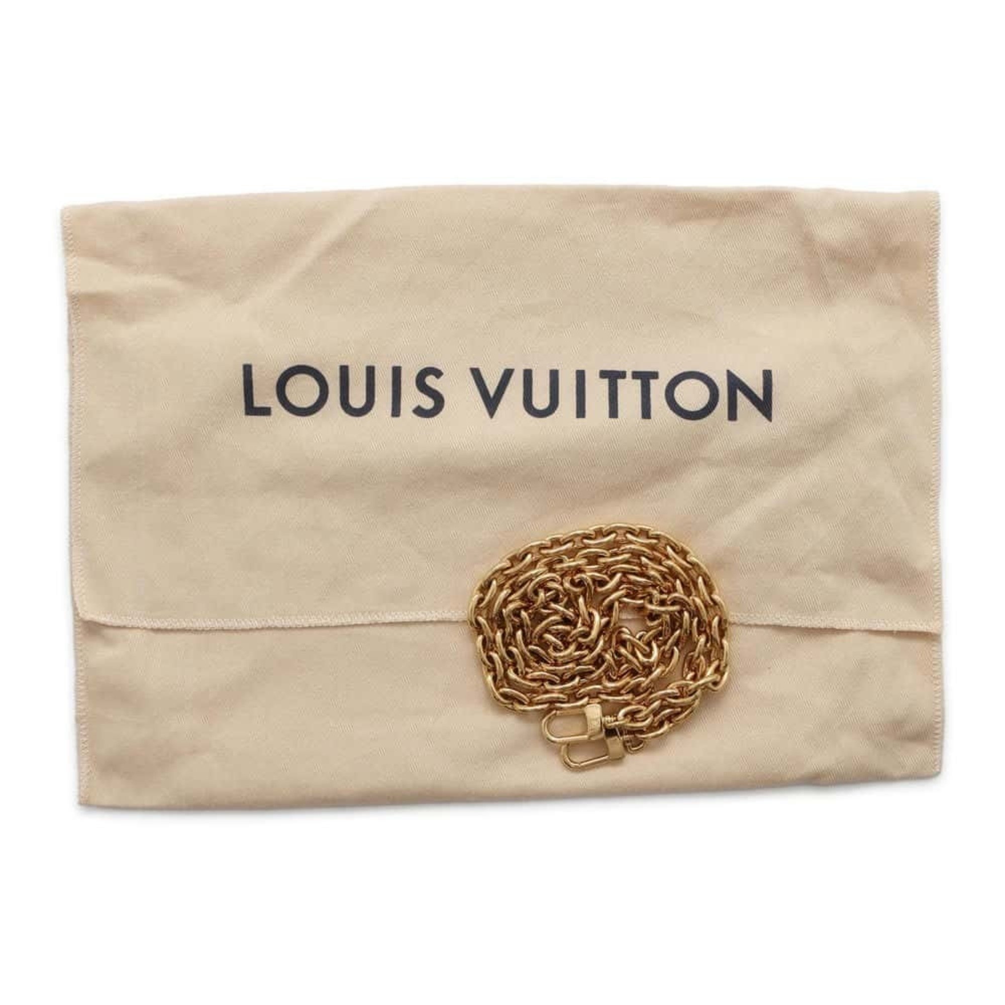 Louis Vuitton Chain Wallet Monogram Empreinte on Metis M82637 Black