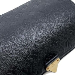 Louis Vuitton Chain Wallet Monogram Empreinte on Metis M82637 Black