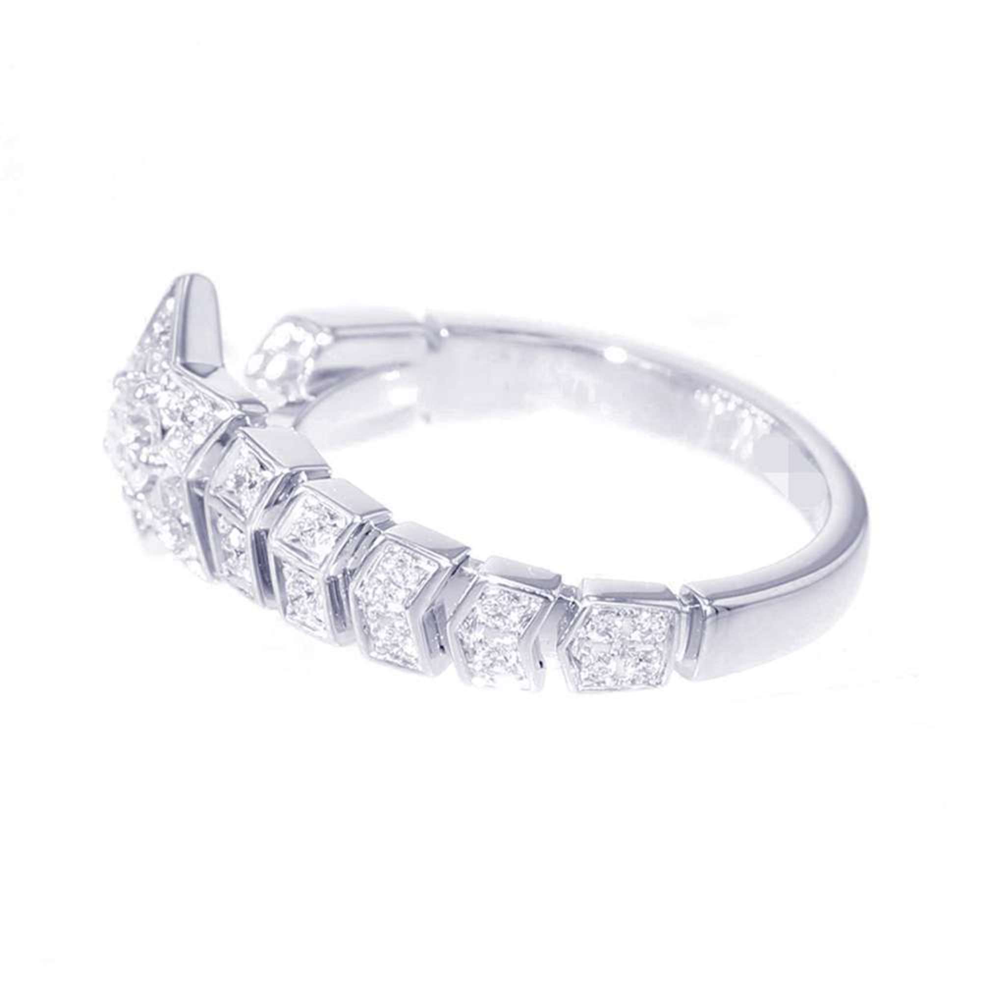 Chanel Ring Comet Collection Diamond 27P Approx. 0.43ct K18WG White Gold Size 53 J11457