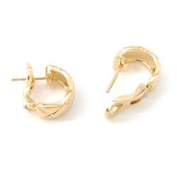 Chanel Earrings Coco Crush Collection K18YG Yellow Gold J11134 CHANEL