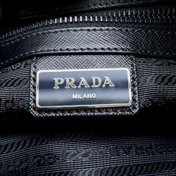 Prada Shoulder Bag Nylon Triangle 2VH053 PRADA Black