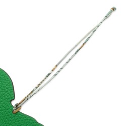 Hermes Charm Petite H Hermie Bamboo Vert Veronese Togo Chevre Mysore